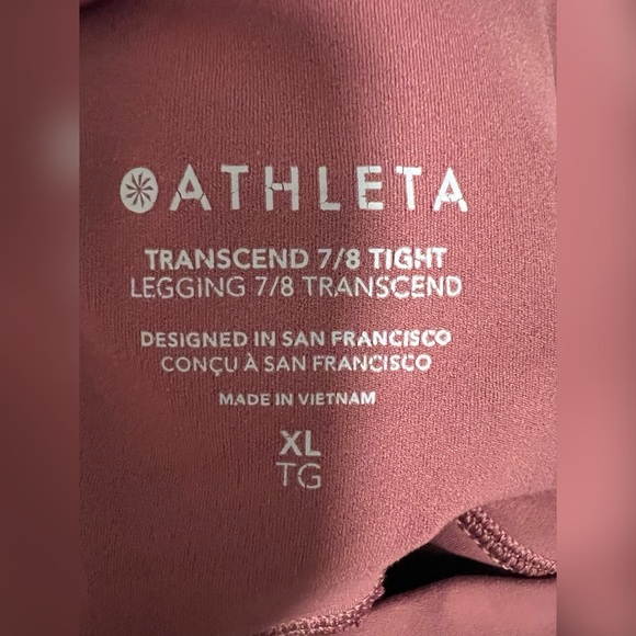 Athleta Transcend 7/8 Tight
Tawny Rose Workout Gym Yoga Leggings Size XL - Picture 2 of 3